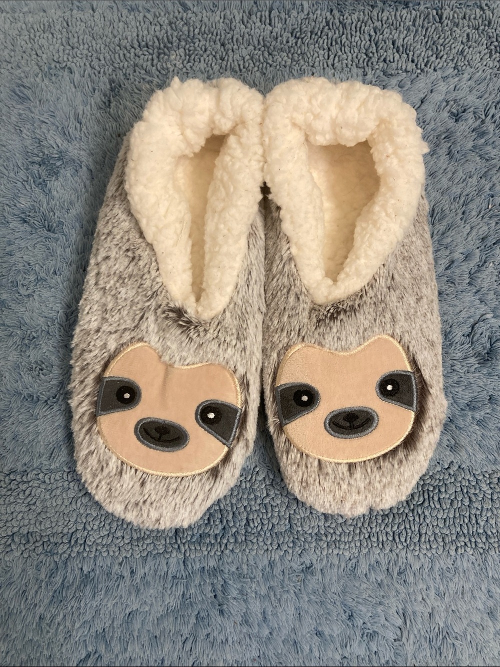 Cozy Sloth Plush Lined Slippers
